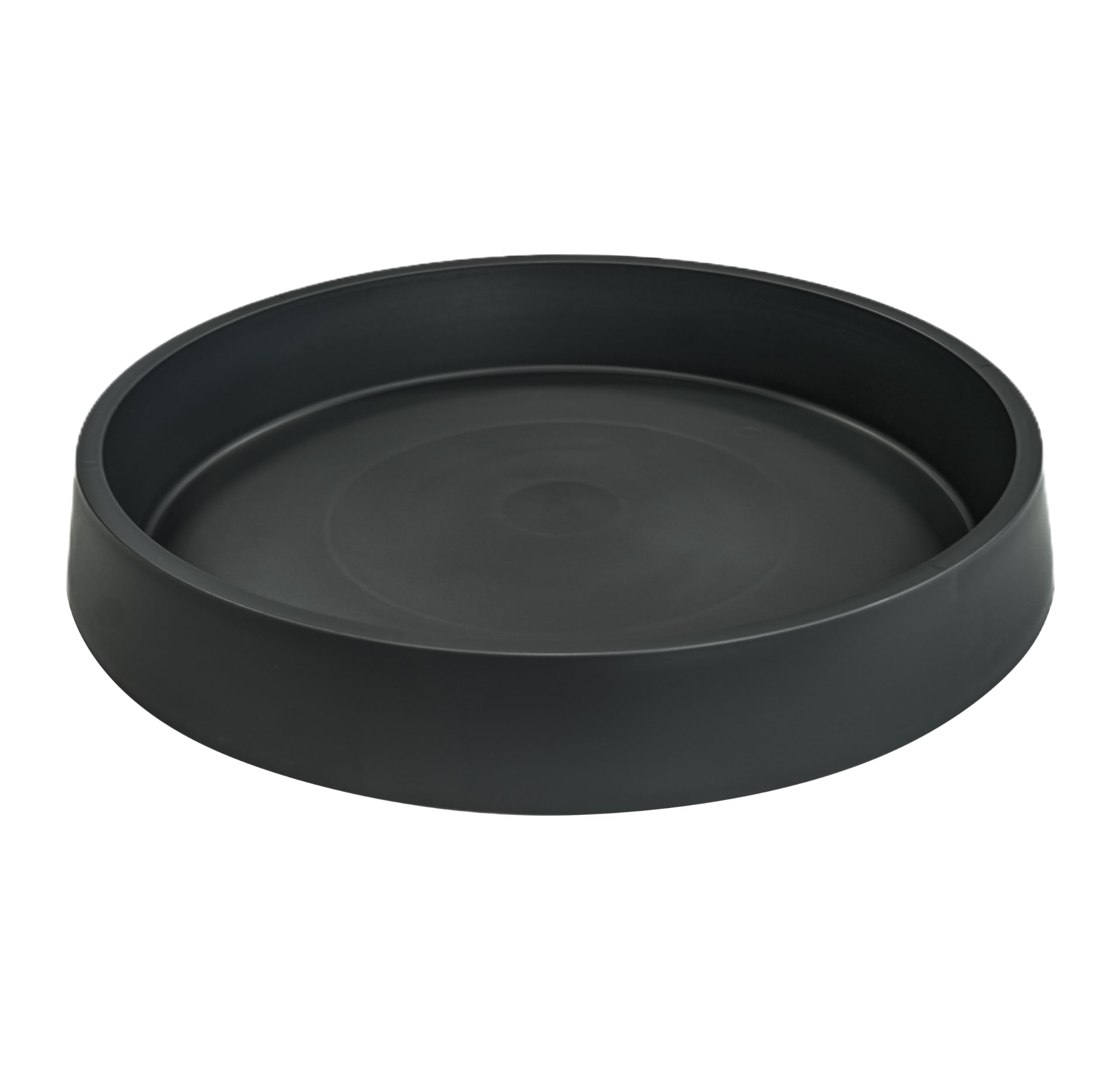 Bleuhome front view of 20-inch saucer showing clean matte finish and stable rim