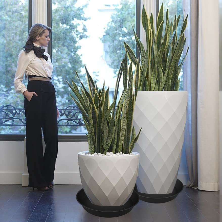 Bleuhome on patio beneath heavy pots resisting weather exposure