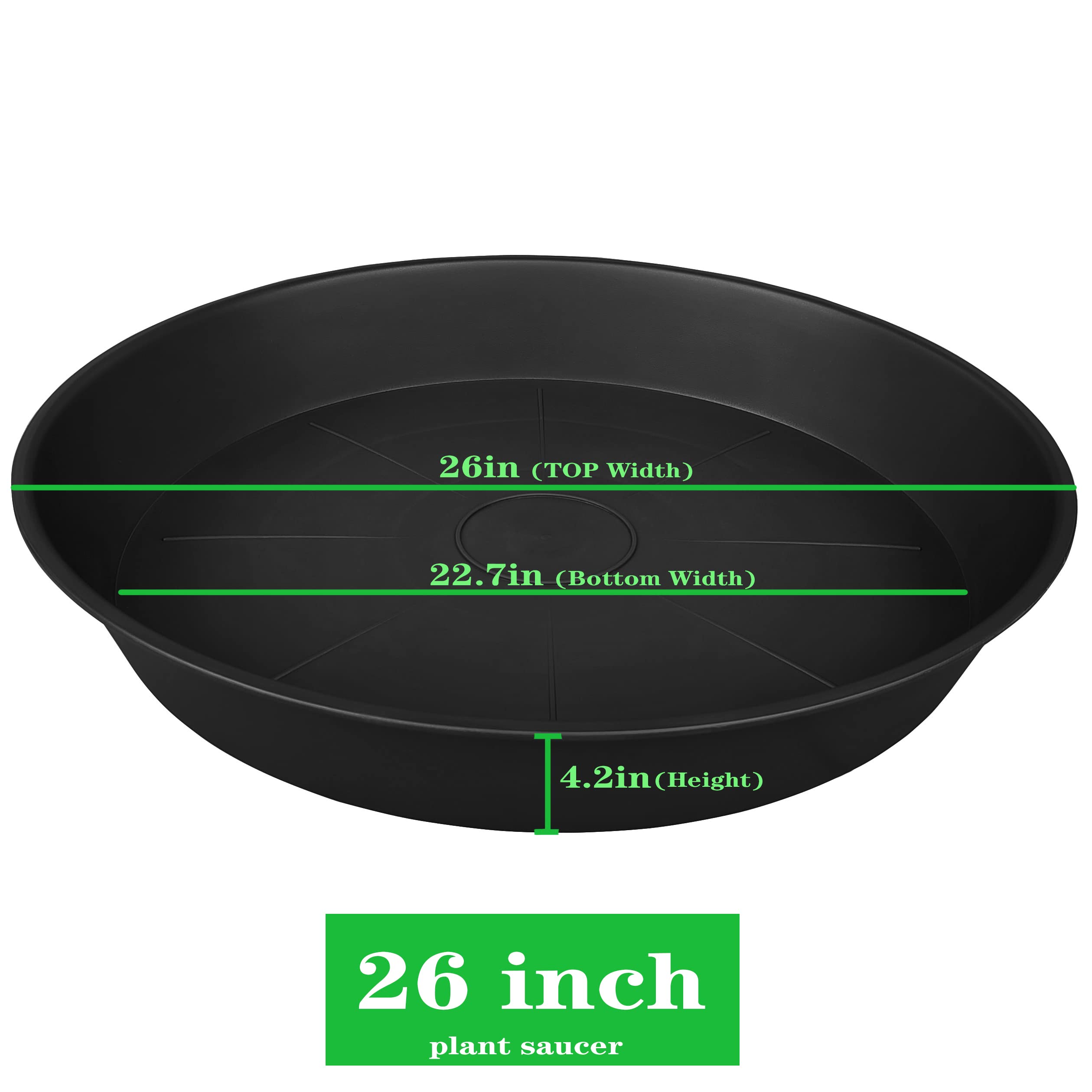 Bleuhome side profile showing 4.2-inch depth and sturdy base