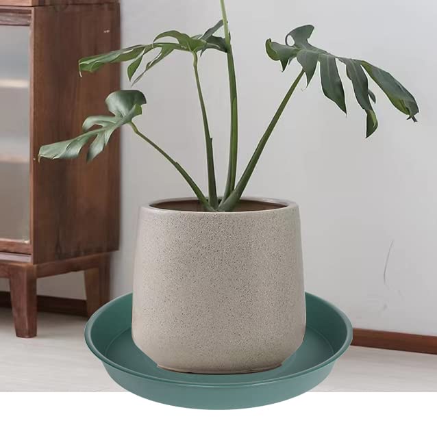 Bleuhome saucer underside showing 12.2 inch footprint and stable base