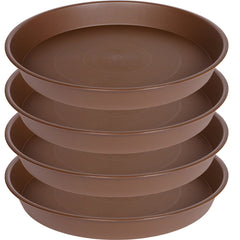 Bleuhome front view 14-inch saucer protecting surfaces and catching water