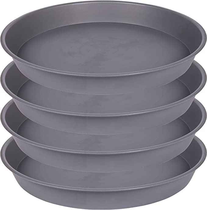 Bleuhome front view of 16 inch saucer protects surfaces
