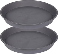 Bleuhome front view of 17-inch saucer showing full rim and neutral color protecting surfaces