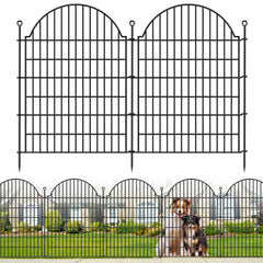 blingluck assembled fence front view showing full panel length and neat border