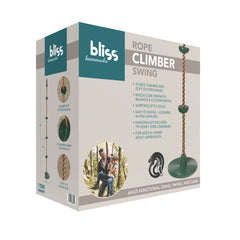 Bliss Hammocks disc seat close-up showing sturdy 12-inch seat for stable standing and swinging