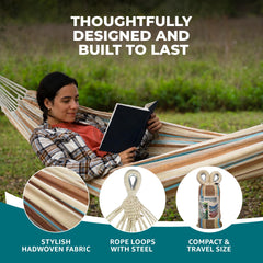 Bliss Hammocks multi-loop suspension straps displaying adjustable hang points