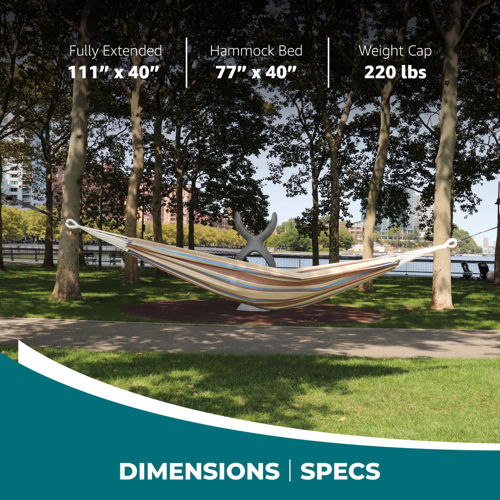 Bliss Hammocks reinforced rope loop detail showing added strength