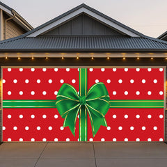 BlissfulTie front view showing red gift box design and festive curb appeal