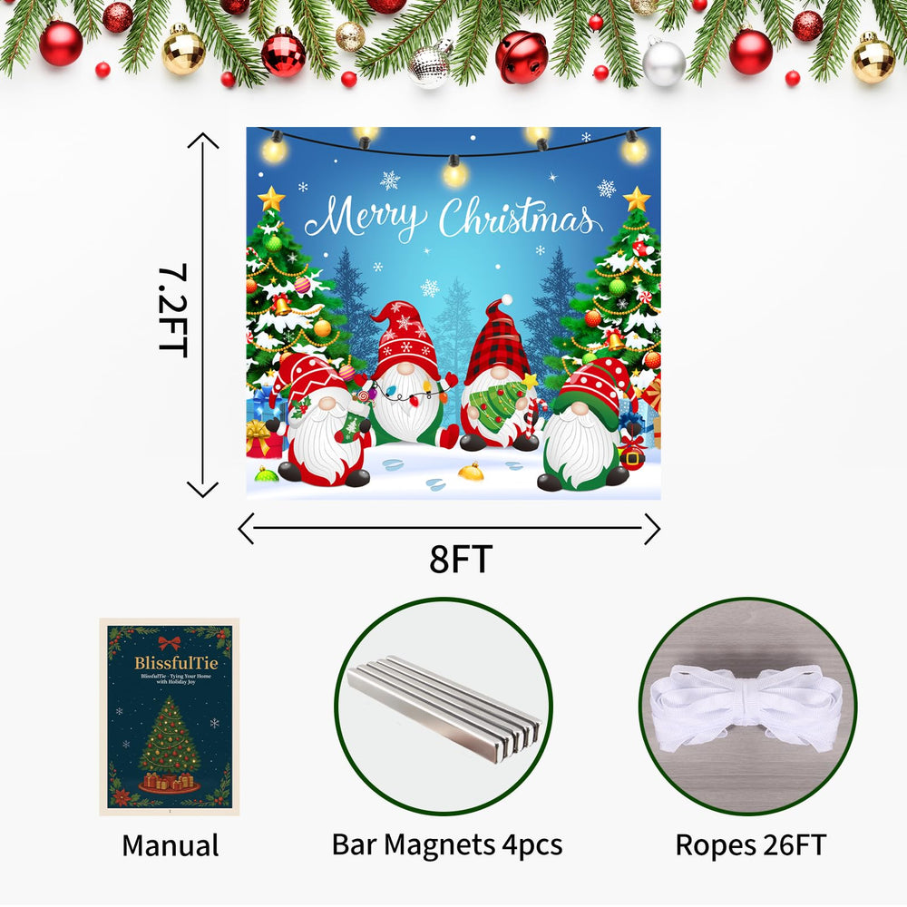 BlissfulTie bar magnets and 26ft rope displayed for secure dual-attachment and wind resistance