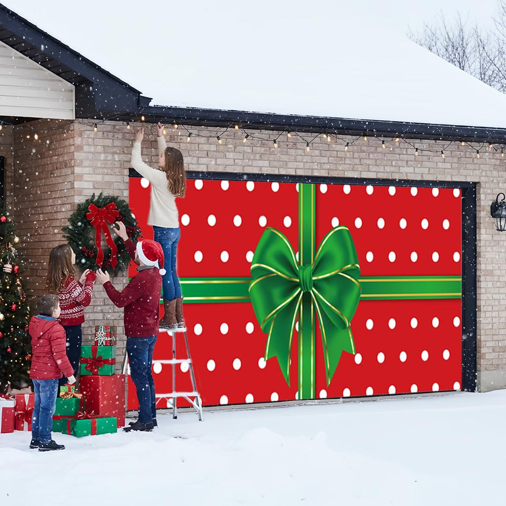 BlissfulTie used as photo backdrop showing party-ready seasonal atmosphere