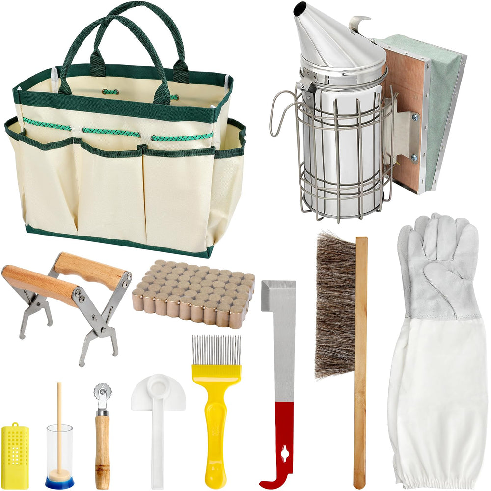 Blisstime front packaging showing full 12-piece beekeeping kit and benefits
