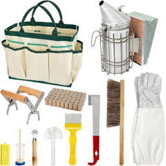 Blisstime front packaging showing full 12-piece beekeeping kit and benefits