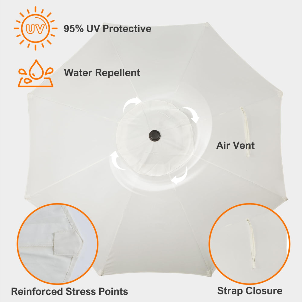 Blissun canopy rolled with strap closure showing compact storage convenience