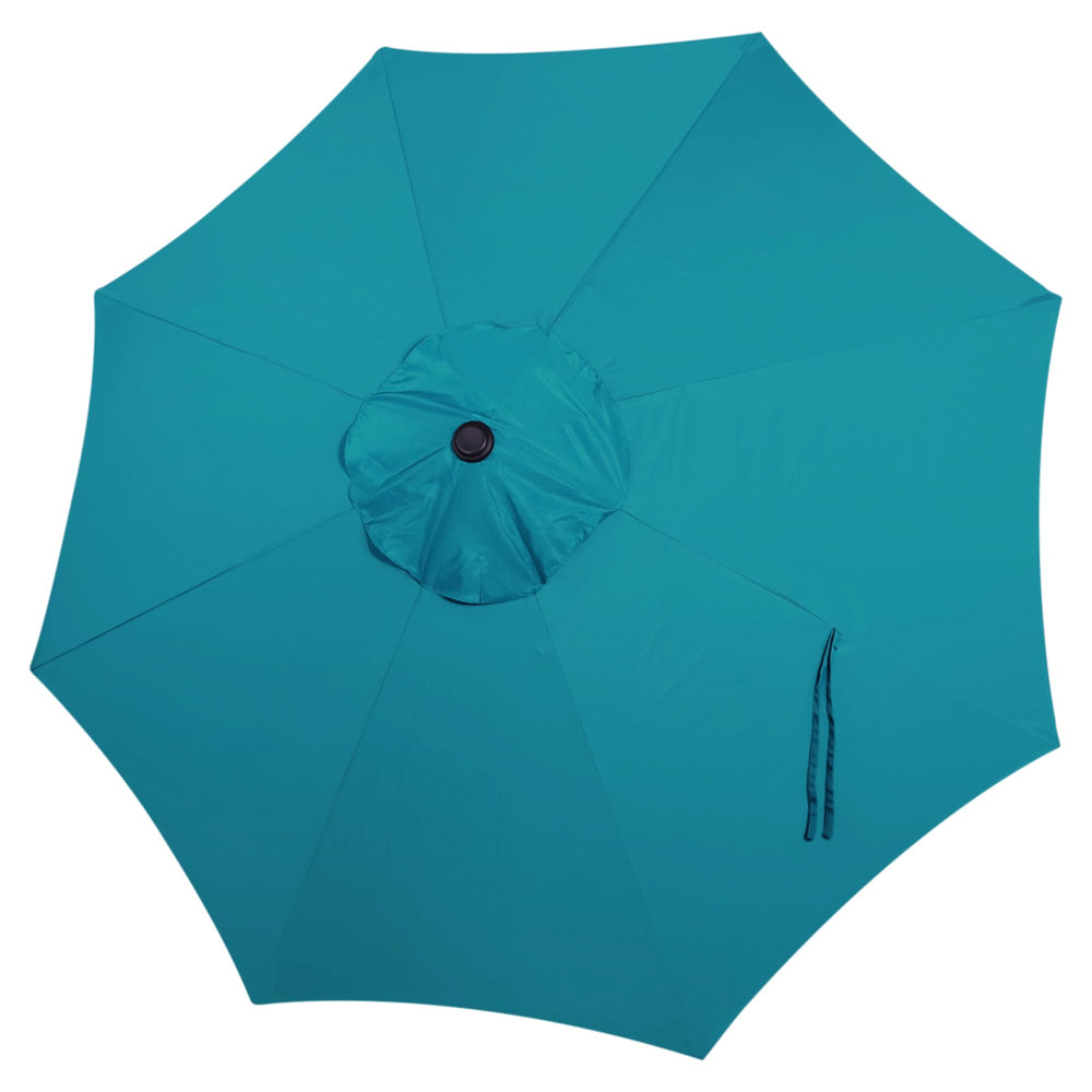 Blissun Cerulean front view showing canopy color and full coverage