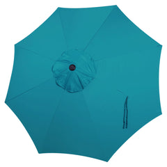 Blissun Cerulean front view showing canopy color and full coverage