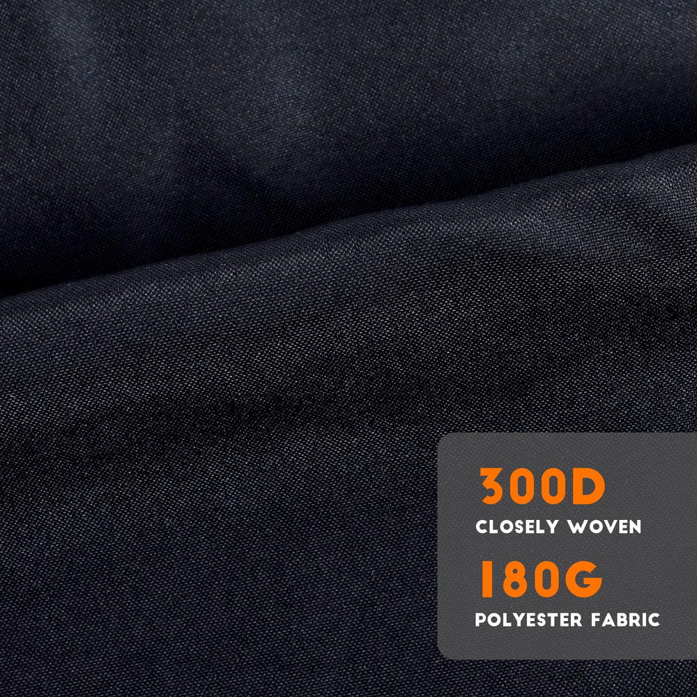 Blissun fabric texture close-up showing 180g UV-resistant weave