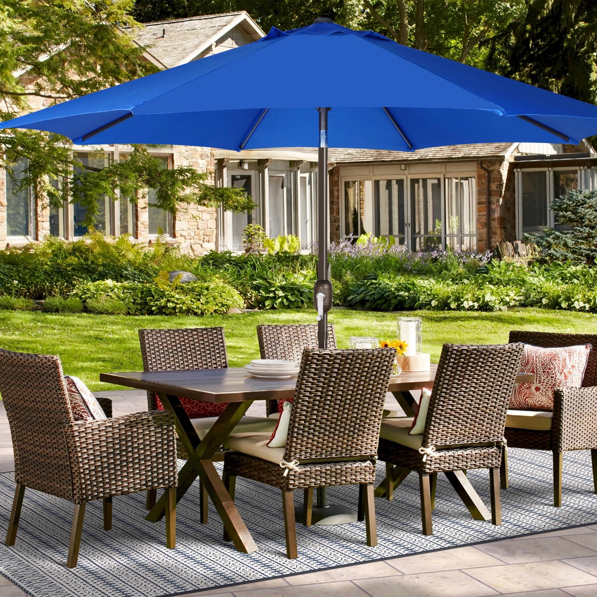 Blissun folded canopy with strap for compact storage and easy transport
