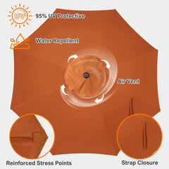 Blissun reinforced rib pocket detail for durable attachment benefit