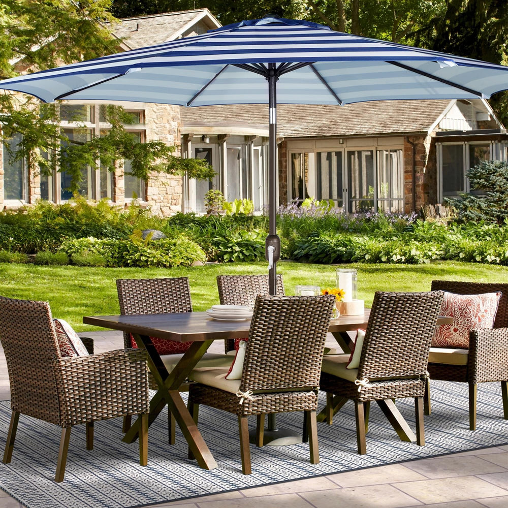 Blissun folded canopy with strap closure for compact storage ease