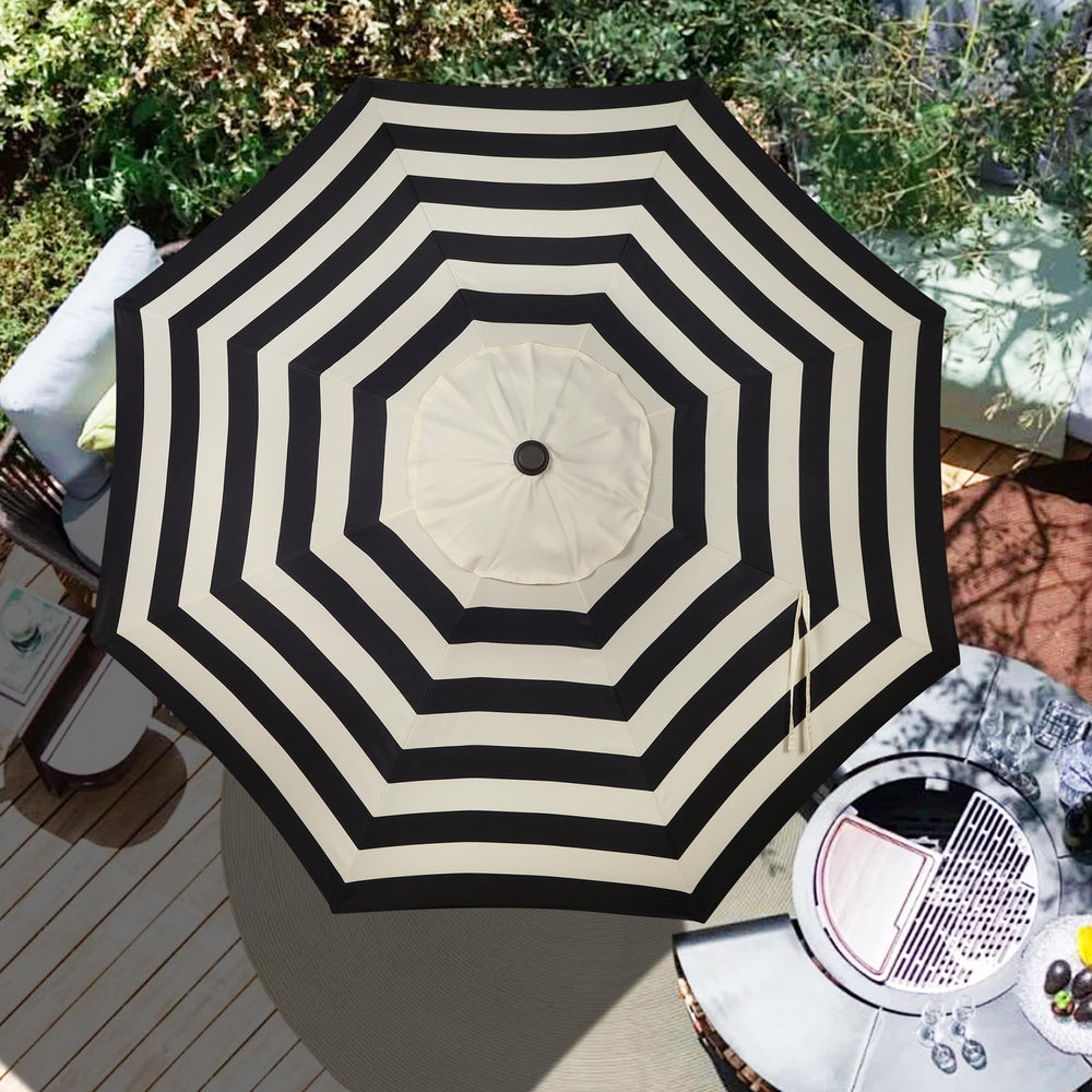 Blissun strap closure folded canopy for compact storage and easy transport