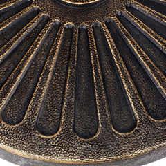 Blissun top view of adjustable piston and hand-turn knob for secure fit