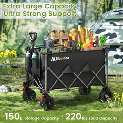 Blomoba adjustable auto-rebound handle for easier pulling and safety