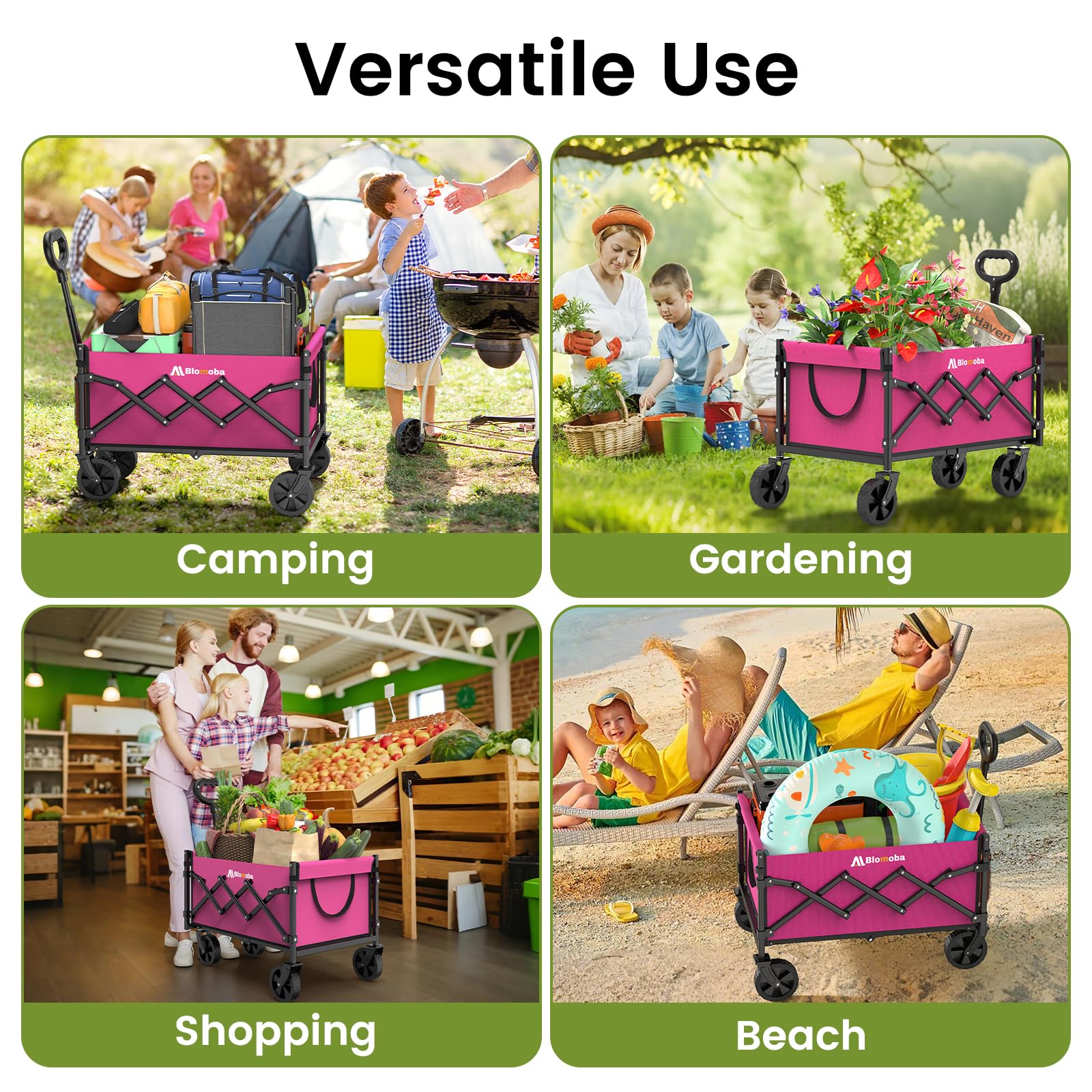 Blomoba in beach picnic scene showing versatile outdoor use and convenience