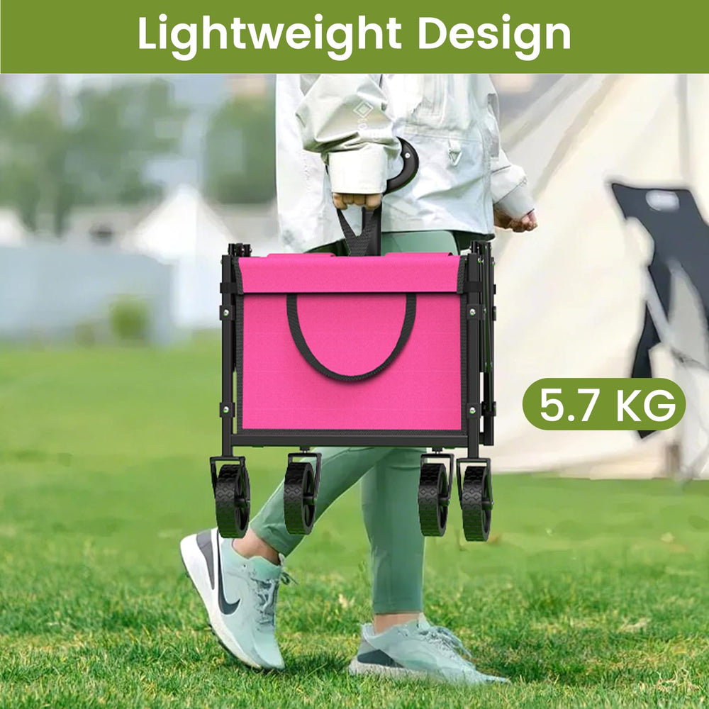 Blomoba wheel detail demonstrating 360° rotation for smooth maneuvering