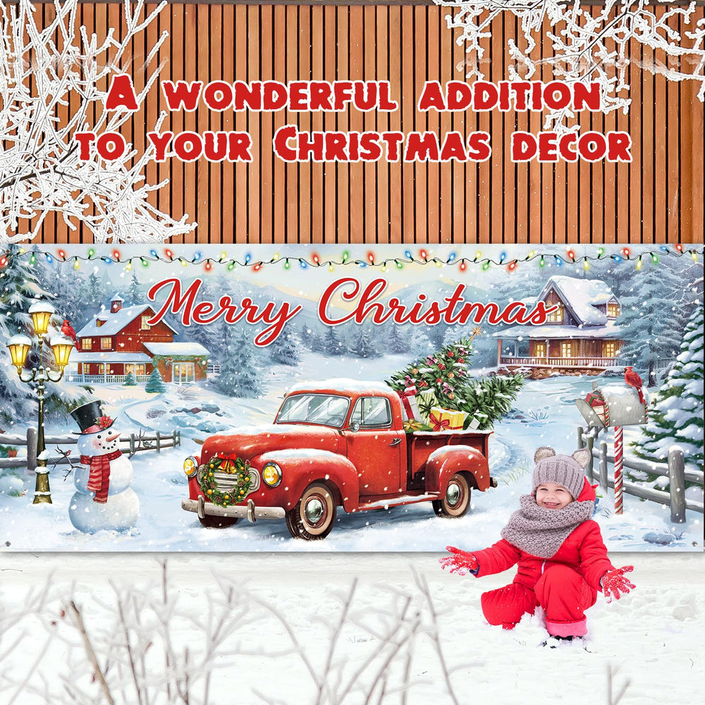 Blosssound backdrop used at a holiday market creating an attractive photo area