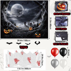 Blosssound balloons and bats arrangement adding volume and motion