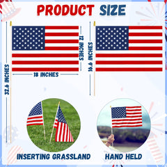 Blowata close-up of flag fabric and double-sided print, showing colorfast detail and durability