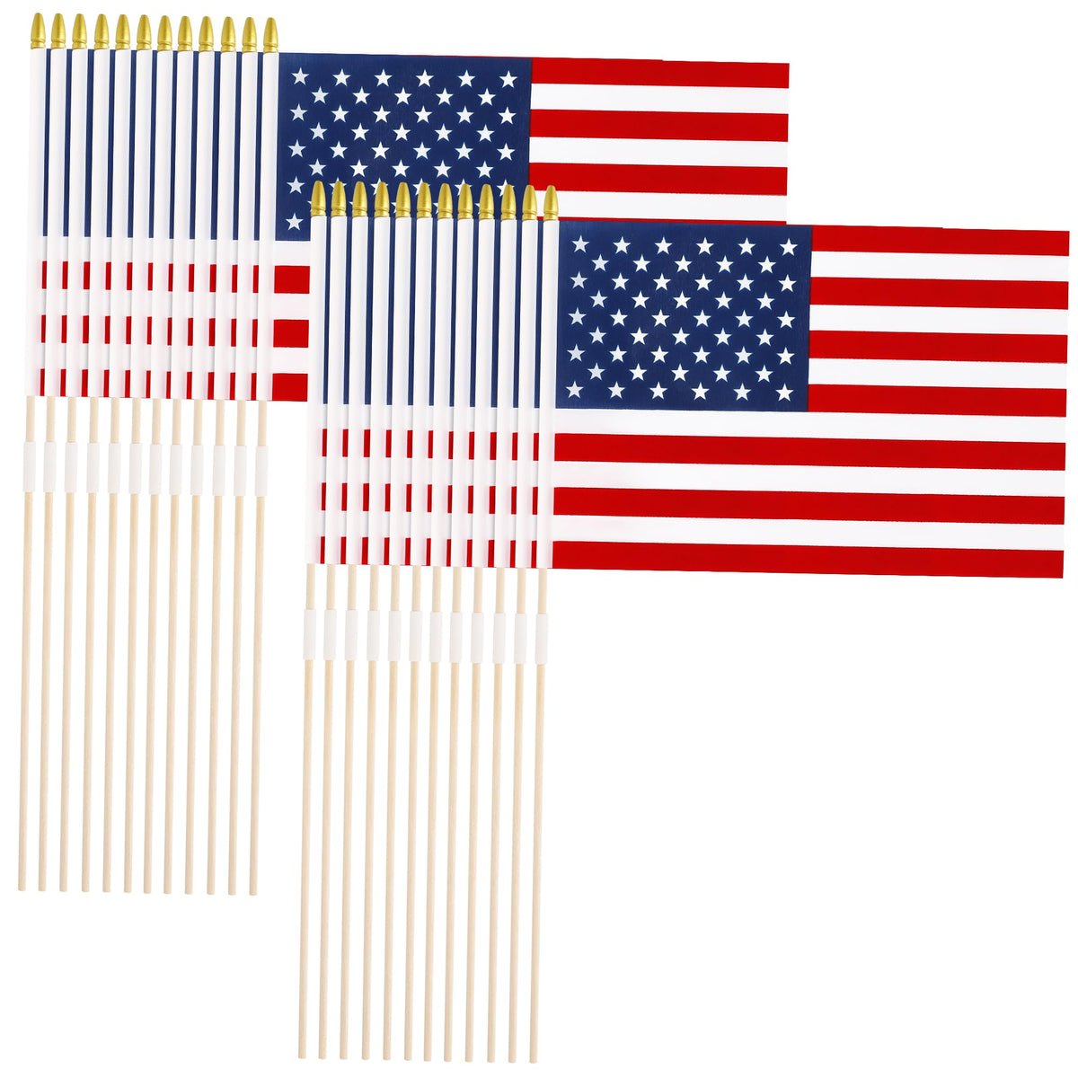 Blowata front packaging showing 24 stick flags, clear quantity and ready-to-use convenience