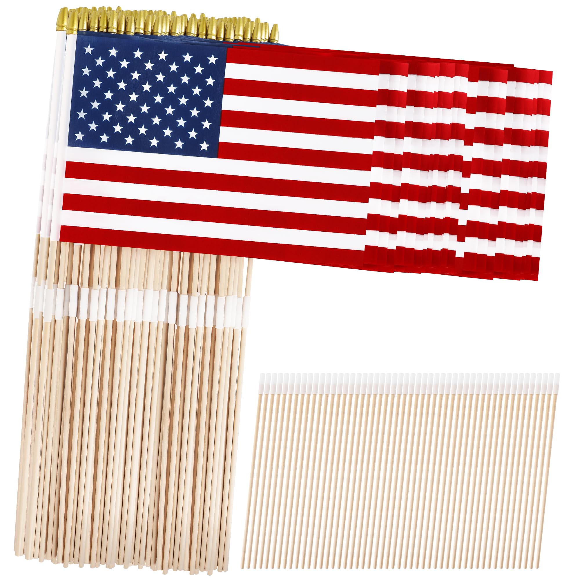 Blowata packaged 50 flags showing value and ready-to-use convenience