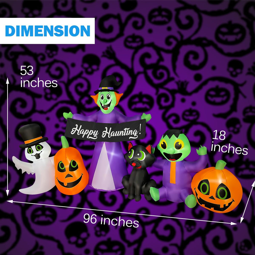 BLOWOUT FUN character faces detail showing multi-character design that delights guests