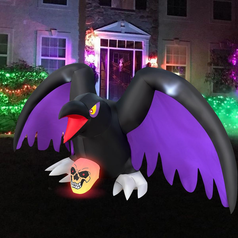 BLOWOUT FUN RGB lights glowing at night with colorful visibility to attract guests
