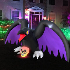 BLOWOUT FUN RGB lights glowing at night with colorful visibility to attract guests