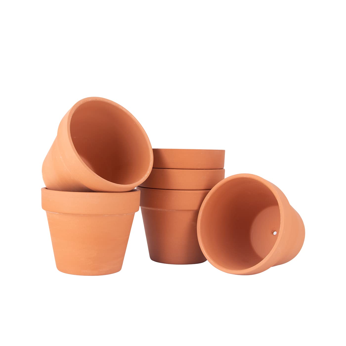 BLQH pots on saucers protecting furniture from seepage and keeping surfaces clean