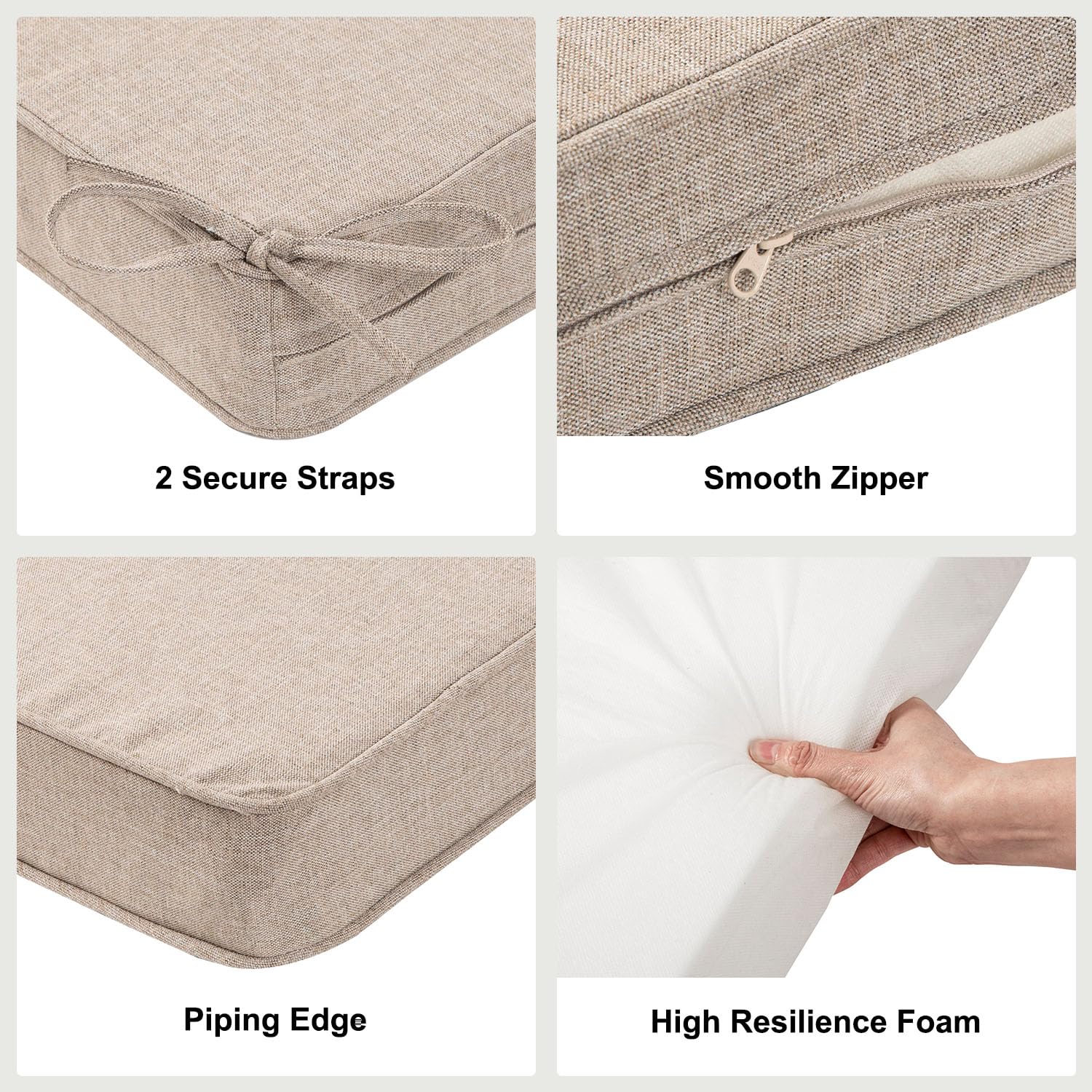 BLSTISCEN fabric texture showing water-resistant weave for quick cleanup