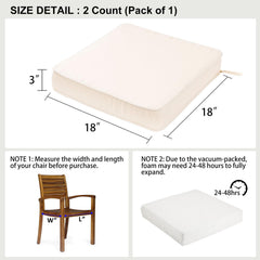 BLSTISCEN foam cross-section revealing thick resilient filling for lasting comfort