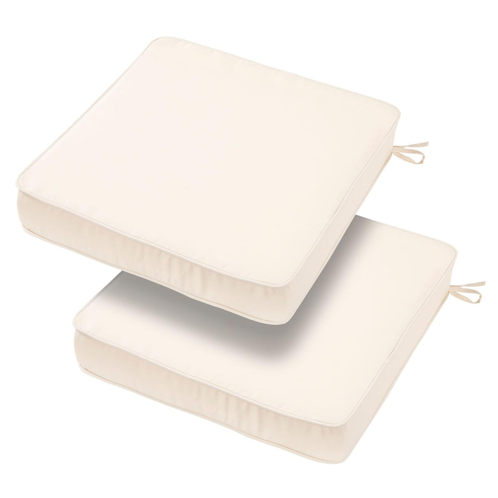 BLSTISCEN front view of cream ivory cushions showing clean finish and neutral color benefit