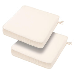 BLSTISCEN front view of cream ivory cushions showing clean finish and neutral color benefit