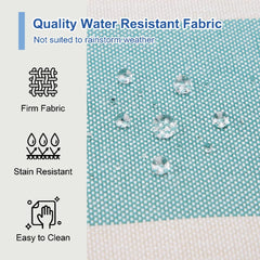 BLSTISCEN hidden zipper view for easy cover removal and cleaning