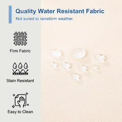 BLSTISCEN ties and concealed zipper detail keeping cushions secure and easy to remove
