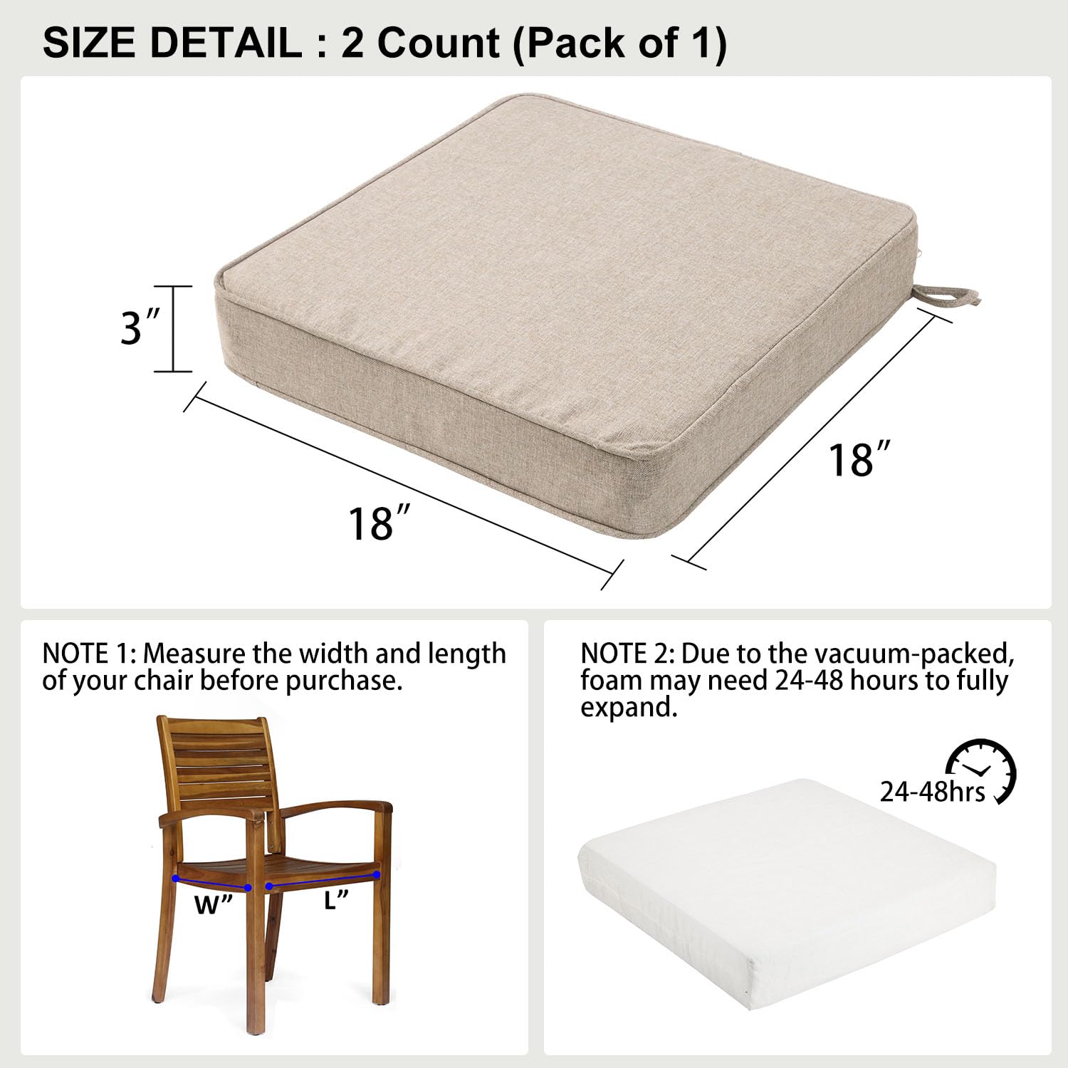 BLSTISCEN tied cushion on chair demonstrating secure attachment benefit