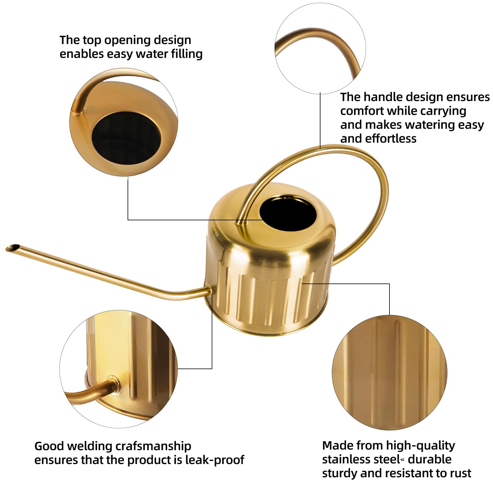 BLstyle stainless steel close-up highlighting rust-proof material and finish