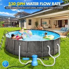 BluClear close-up of pump housing texture highlighting durable weatherproof finish