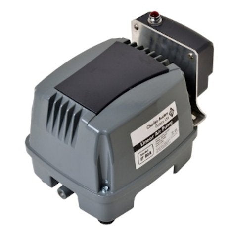 Bluewater Pumps Blue Diamond ETA 60 front view showing alarm and fittings, easy installation benefit