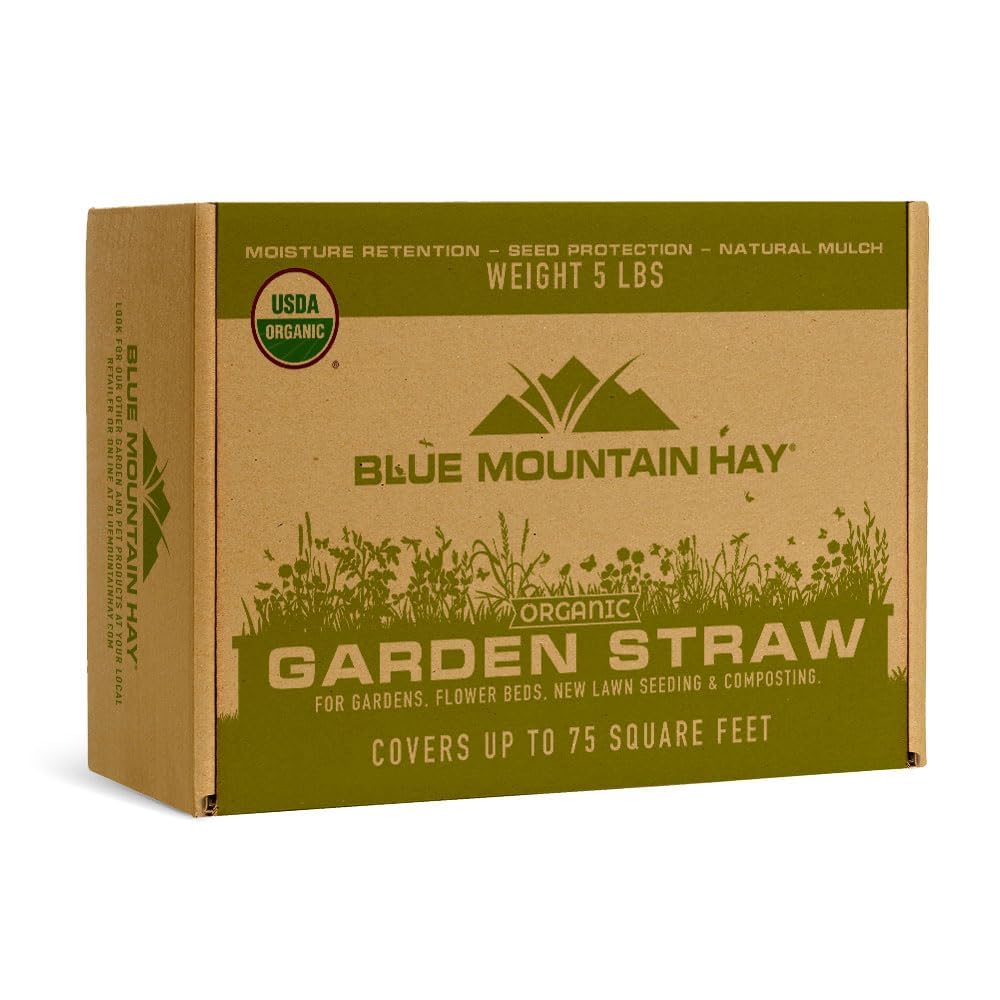 Blue Mountain Hay front packaging showing product and benefits