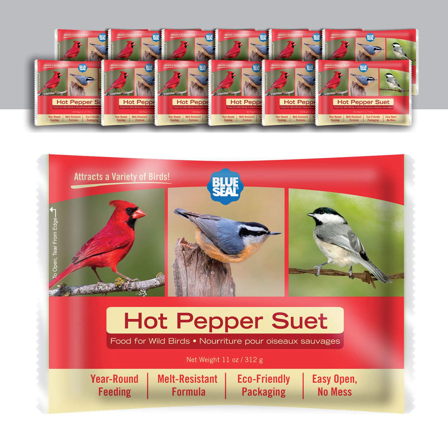 Blue Seal front packaging showing 12-pack and clear use benefits