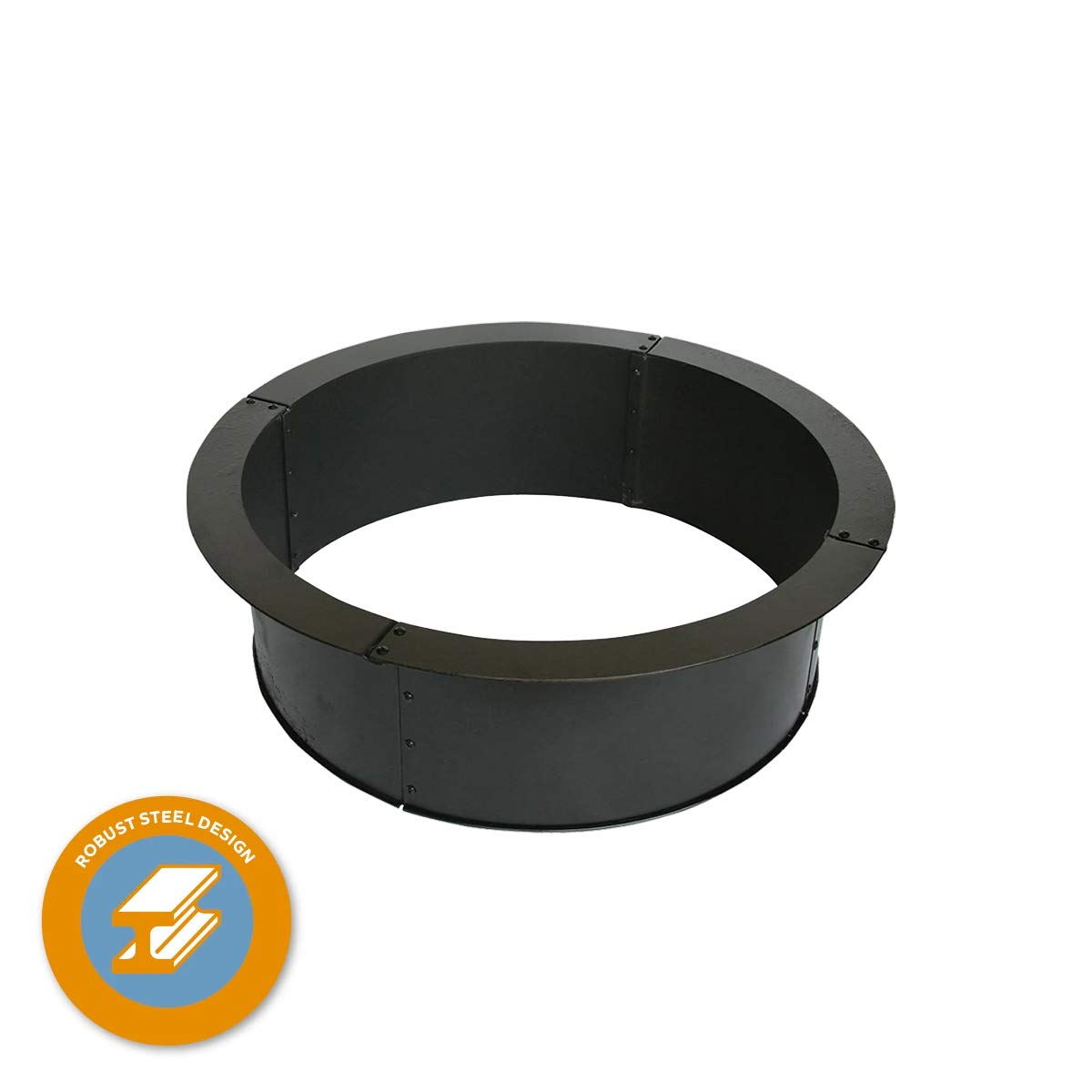 Blue Sky Outdoor Living fire ring with block insert demonstrating enhanced aesthetic containment